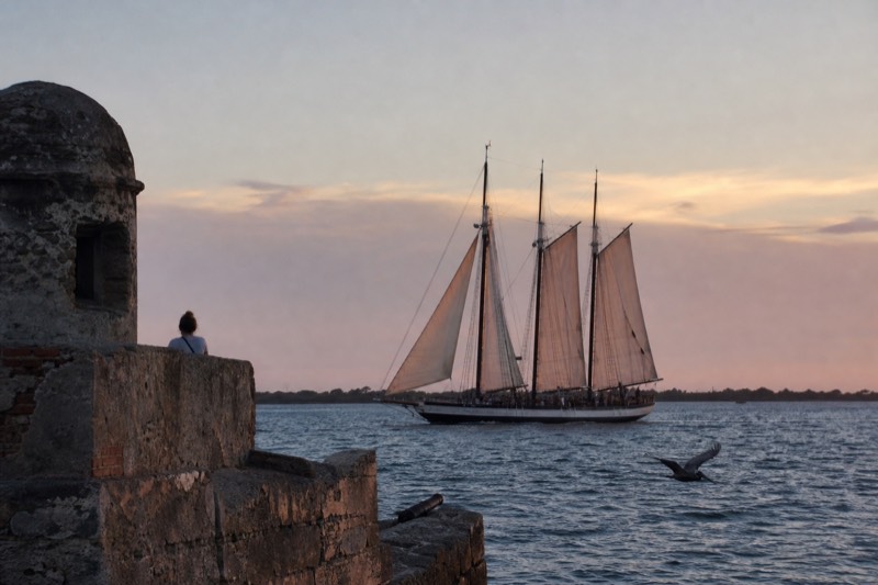 Sunset Schooner Pride Harbor Sail